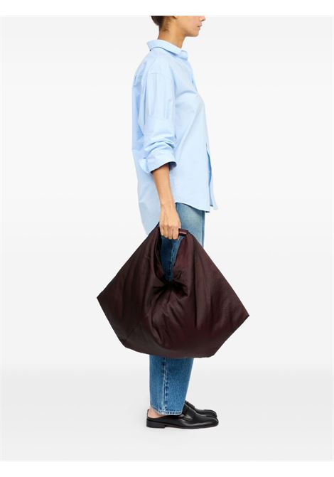 borsa japanese draped donna marrone MM6 MAISON MARGIELA | SB5WC0019 P8487T5075